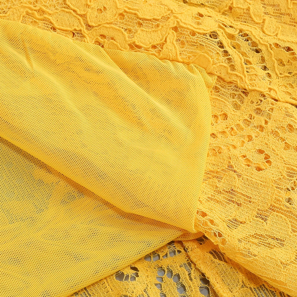 Women's Casual Chic Hollow Out Luxury High-Quality Lace Long Sleeve Suit Jacket High Waist Shorts Three Pieces Set Evening Party