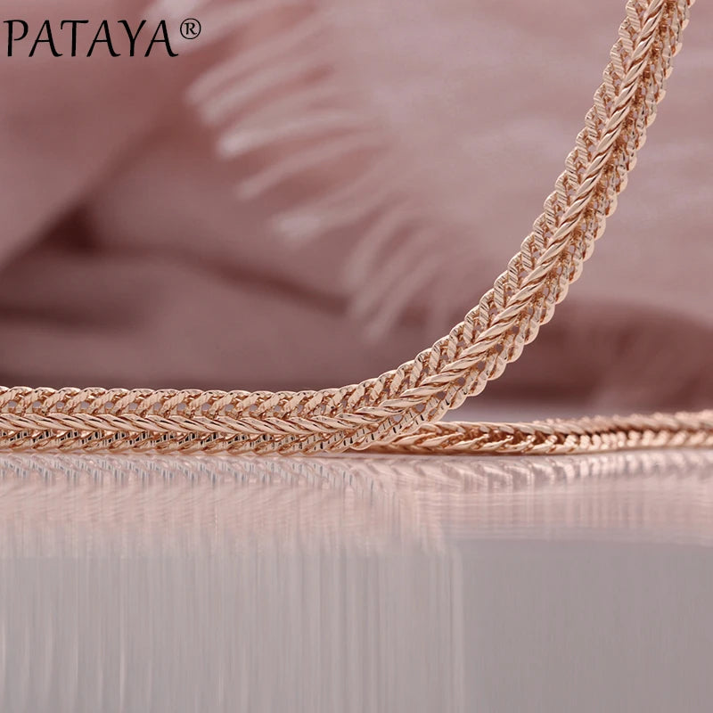 Rose Gold Snake Chain Jewelry Set