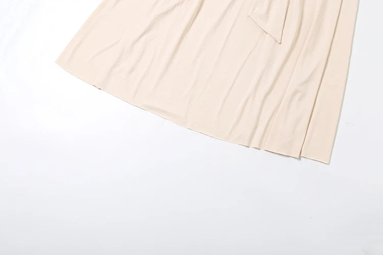 Chic Elegant Pleated Trim Deluxe Two Piece Set for Women
