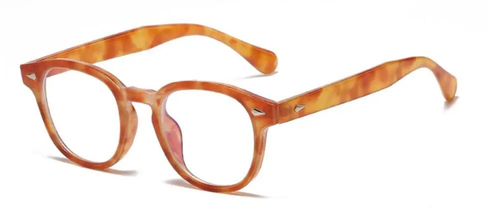 Ultralight Retro Round Frame Reading Glasses for Women