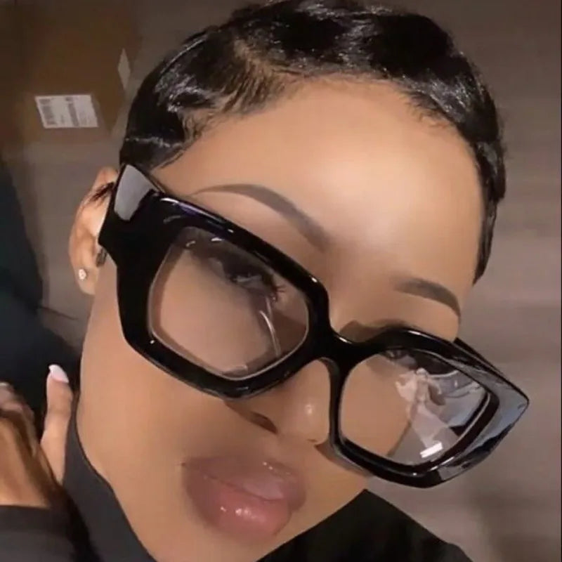 Retro Square Blue Light Blocking Glasses for Women