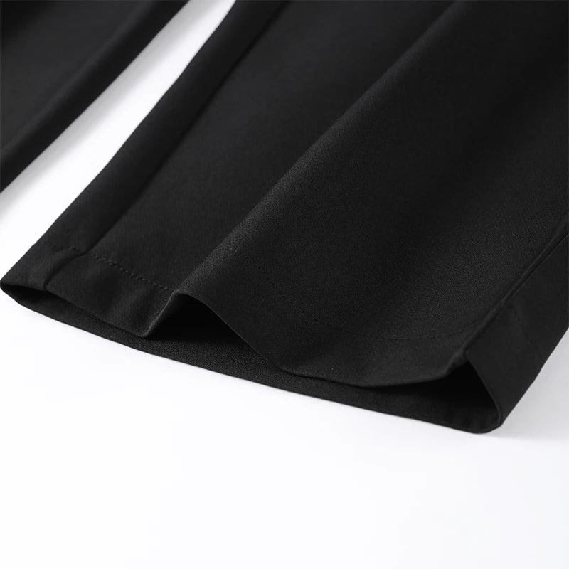 Women's Pant Set Office Elegant V-neck Full Sleeve Blazers High Waist Straight Pants Female Sets 2026 New Winter Woman Outfits