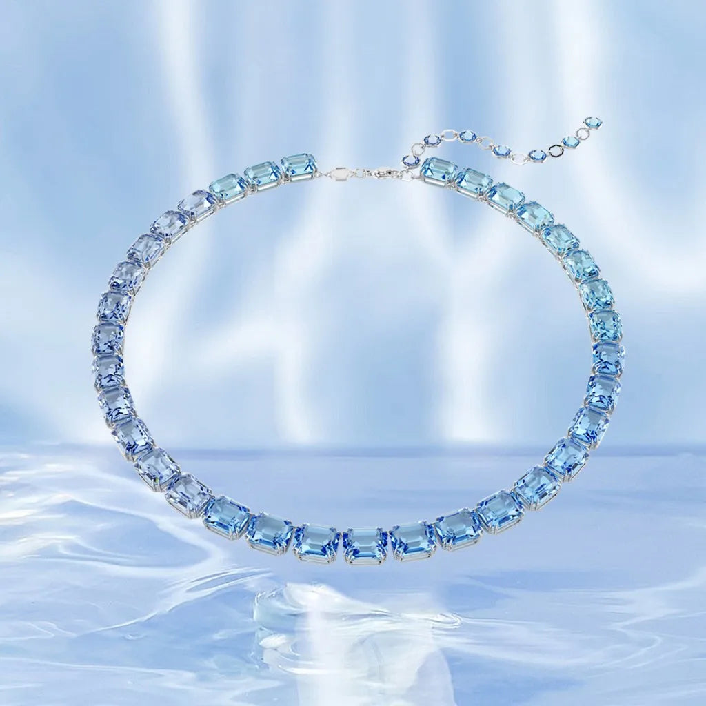 Radiant Crystal Necklace and Earring Jewelry Set for Women