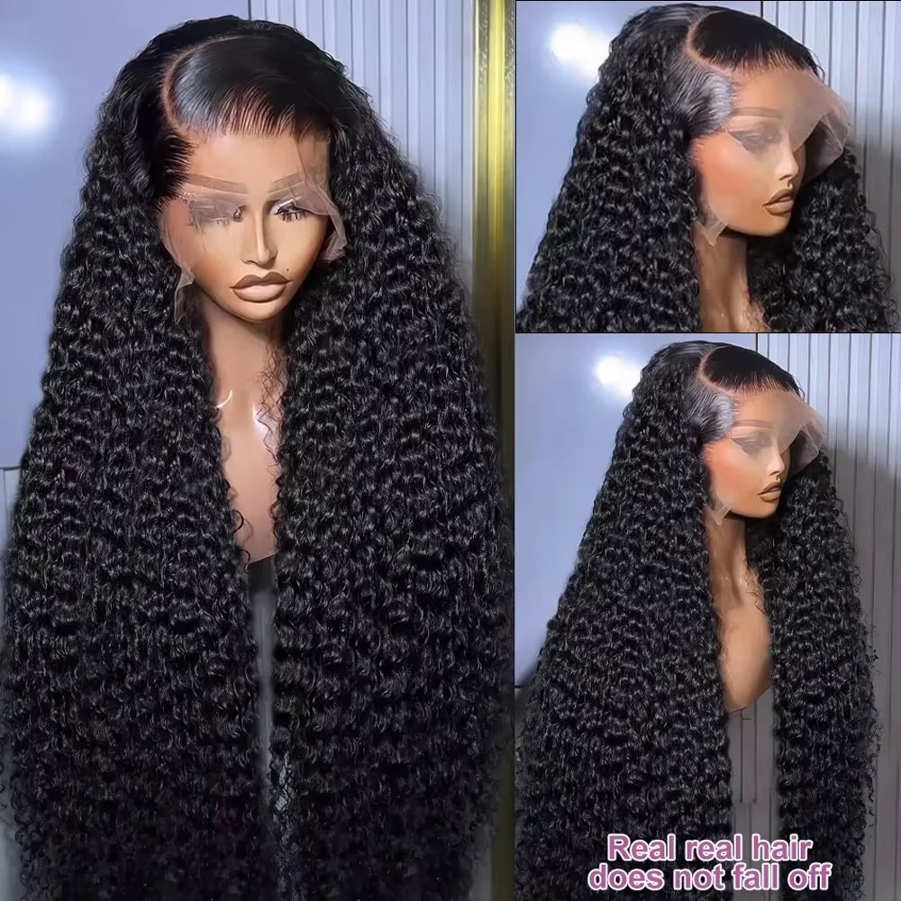 Pre Plucked Deep Wave Brazilian Human Hair Wig For Women