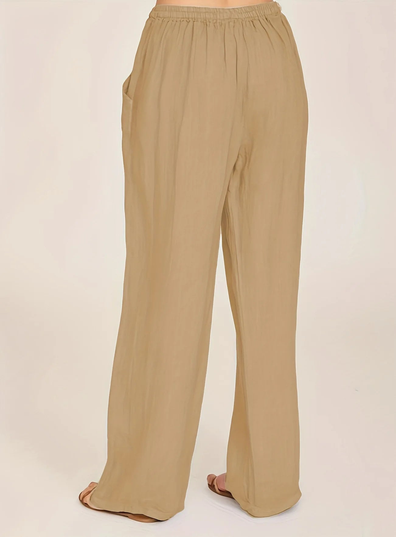 plus Size Women's Loose Cotton Linen Casual Pants 2026 New Style European And American Loose Fit Trousers for Women
