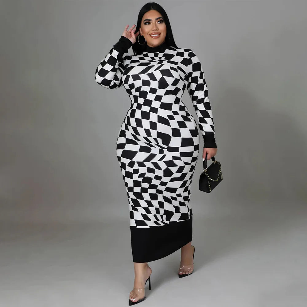 Colorful African Dashiki Print Traditional Dress for Women