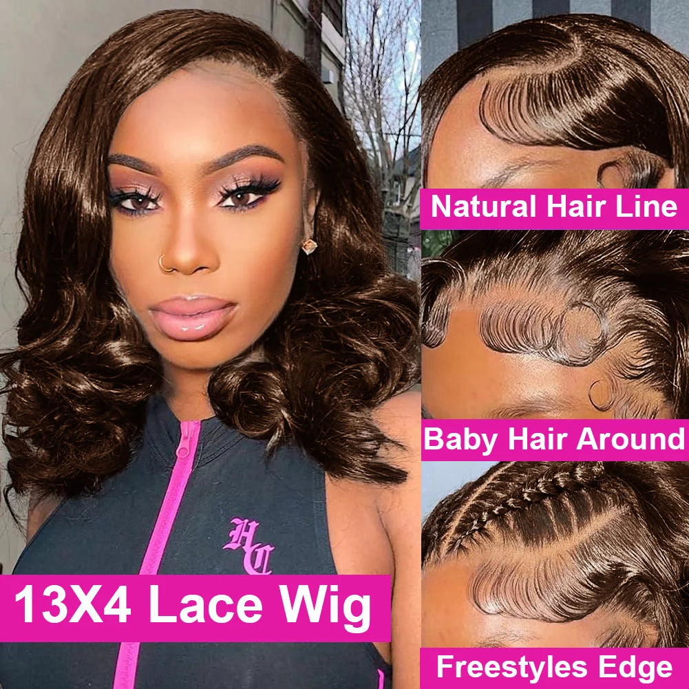 Short Loose Wave Human Hair Bob Wig