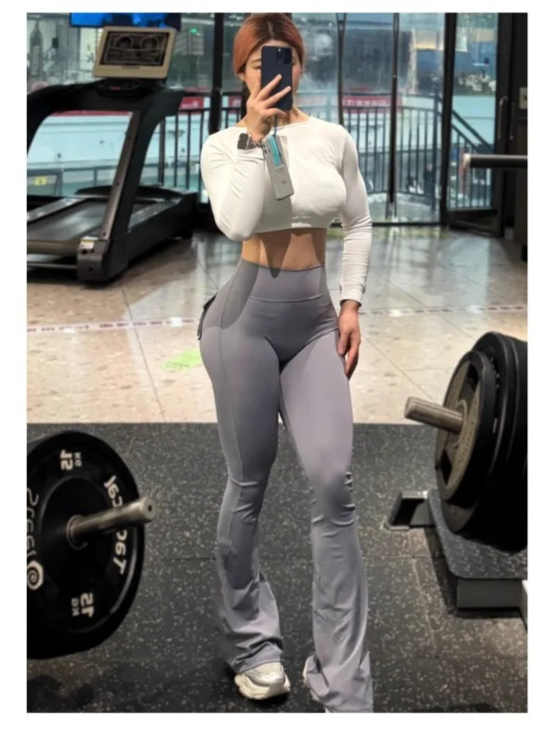 High Waist Push Up Workout Leggings With Pocket for Women