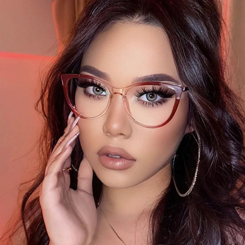 Cat Eye Fashion Blue Light Reading Glasses for Women
