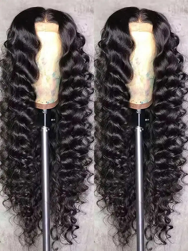 Premium Extra Long Deep Wave Lace Front Wig for Women