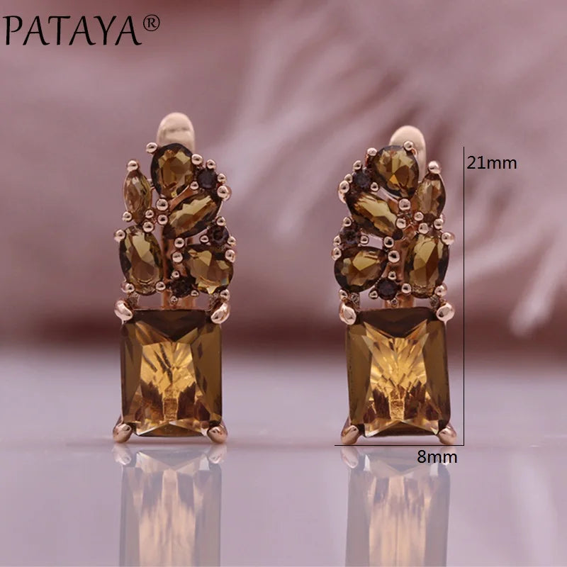 Rose Gold Cubic Zirconia Jewelry Set