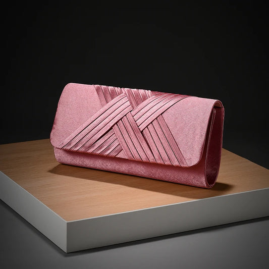 Luxury Stripes Designer One-shoulder bag Envelope Evening Clutch Bags hardware shoulder bag women wedding party gift bag