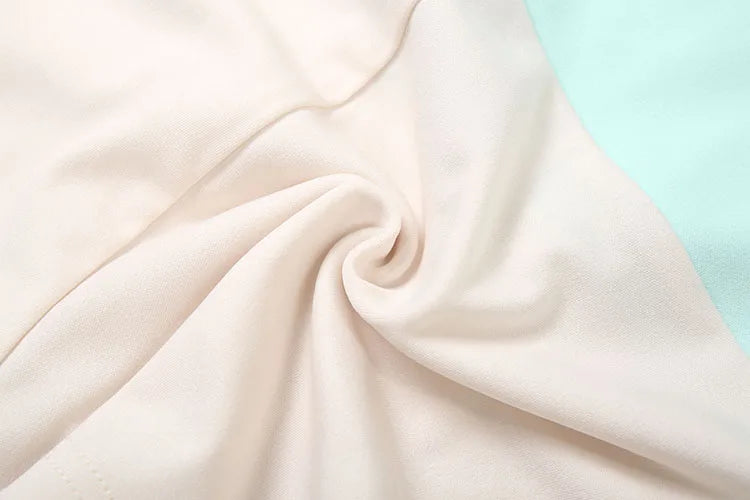 Sisterlinda Casual Sporty 2 Piece Set Women Letter Embroidery Zip Navel Exposed Jacket+Contrast Patchwork Shorts Simple Outfits