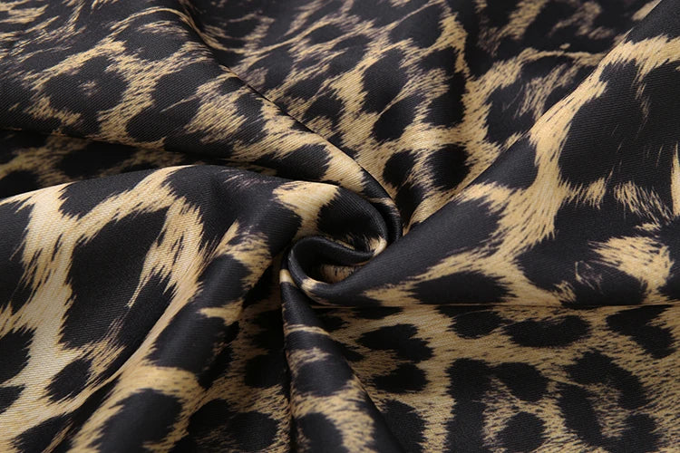 Cutemew Trench Leopard Print Coat Women Hipster Fall Warm Lapel Neck Full Sleeve Coquette Street Adjustable Belt Lady Outwear