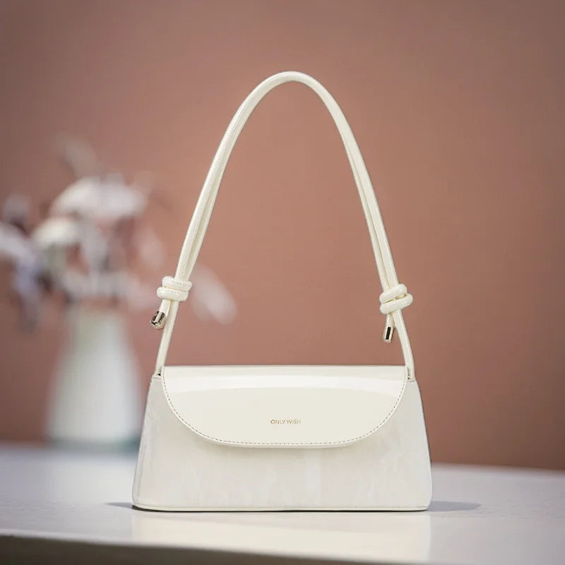 French Style PU Leather Crossbody Bag
