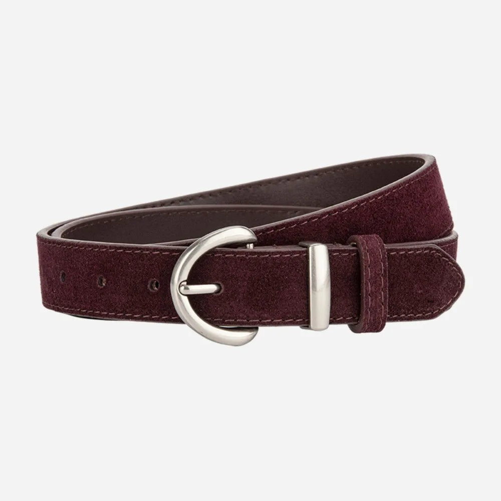 Retro Style Suede Belt