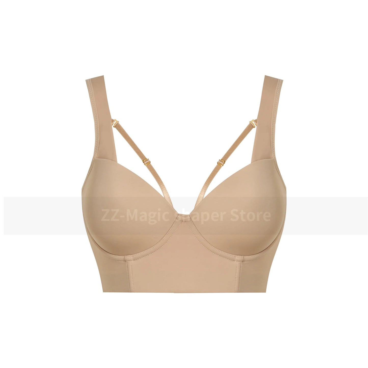 Women Plus Size Bras Back Smooth Out Shaper Seamless Beauty Back Sexy Push Up Lingerie Wireless Comfortable Adjustable Underwear