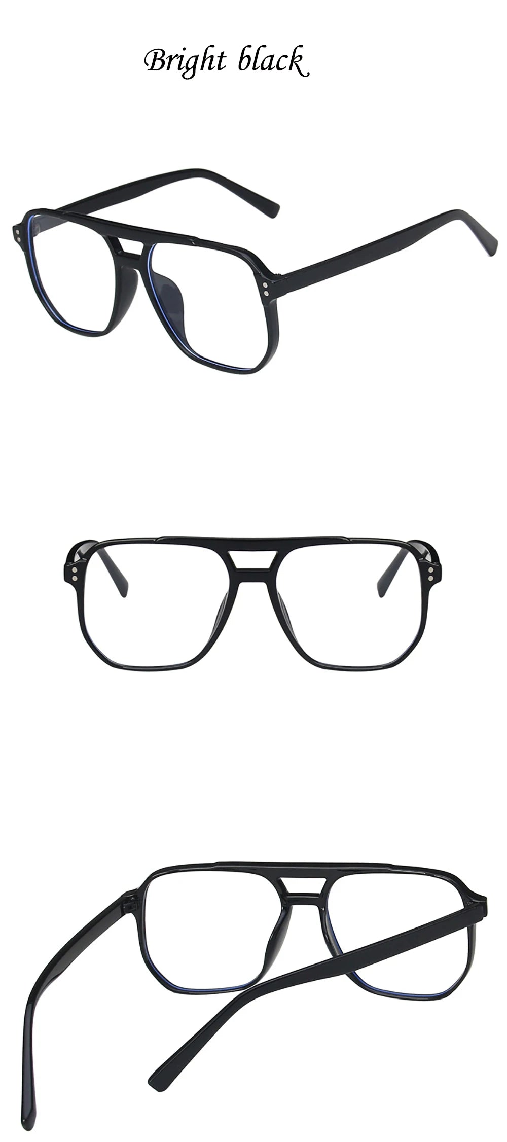 Retro Square Blue Light Blocking Glasses