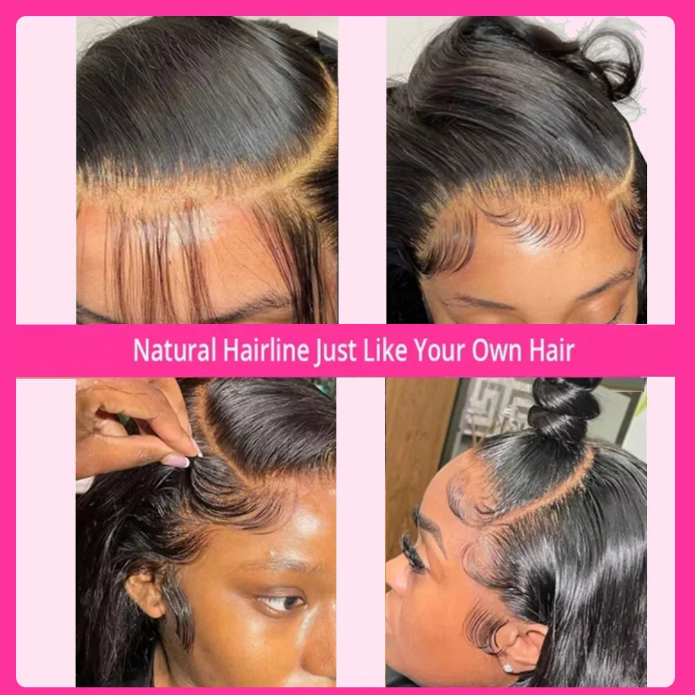 Transparent Glueless Body Wave Lace Front Wig for Women