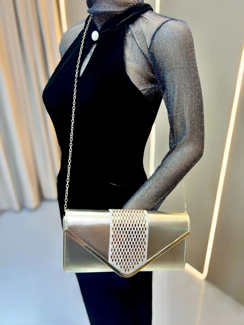Embellished Evening Minaudiere Clutch