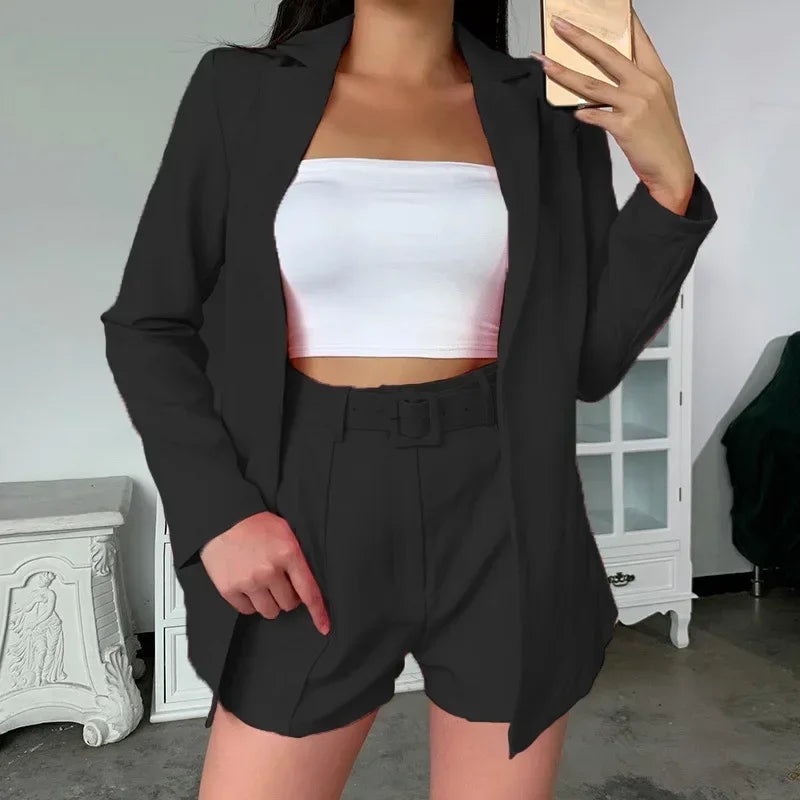 Sporty Casual Two Piece Matching Outfit Set for Women