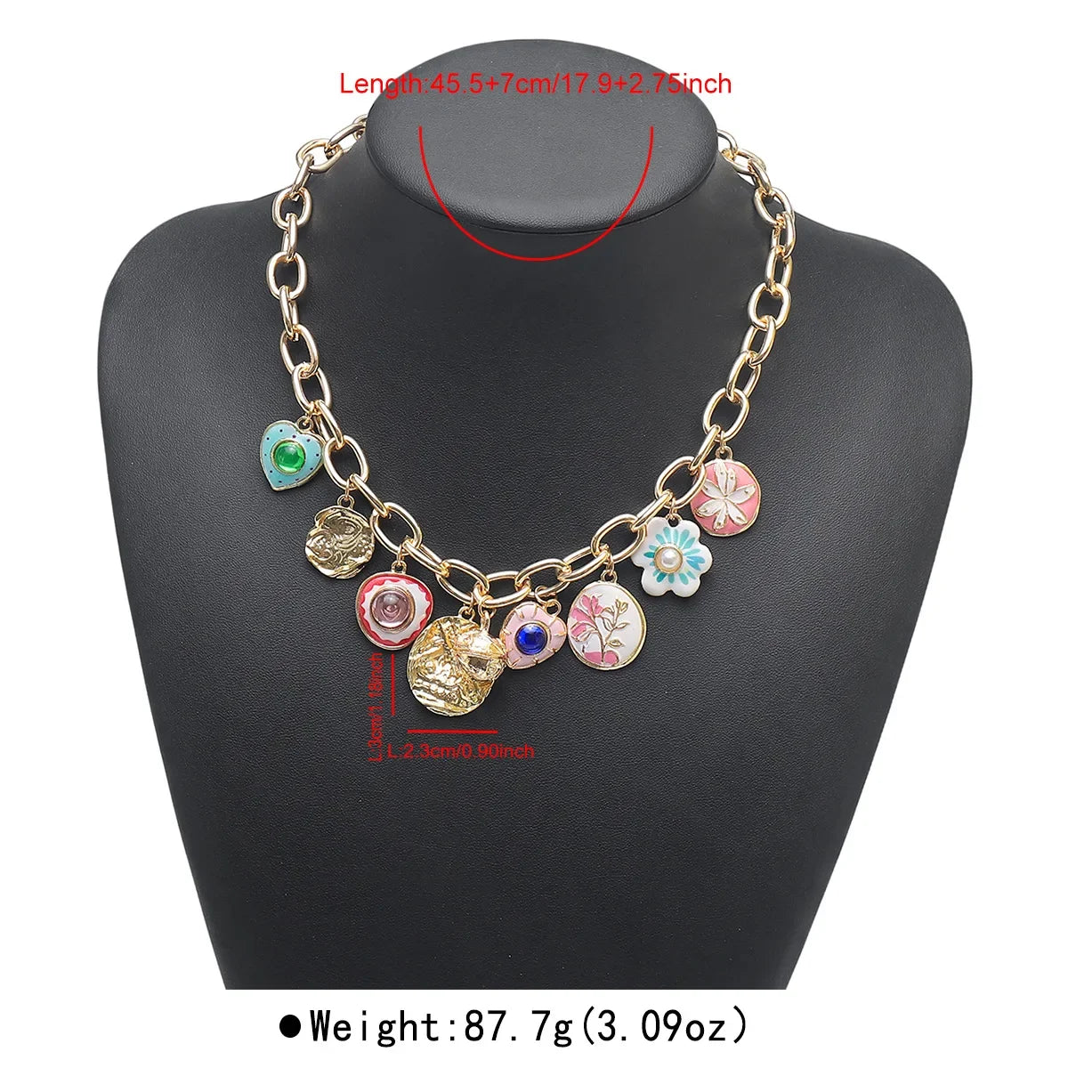 Medieval Enamel Jewelry Set