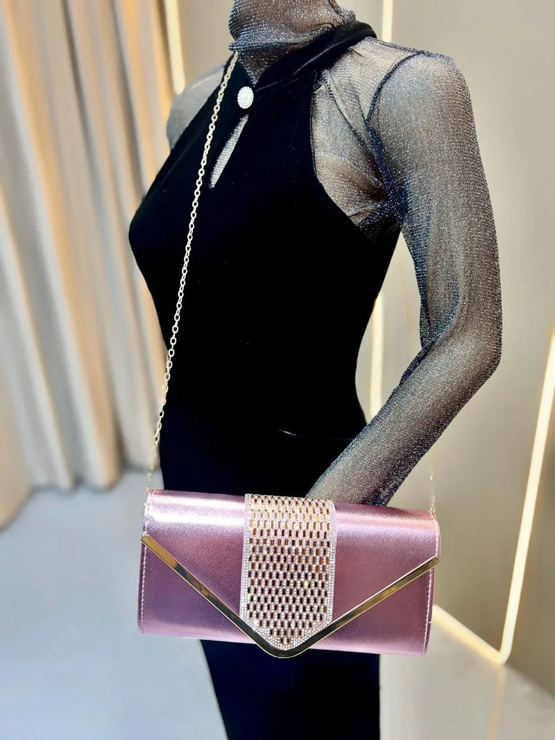 Embellished Evening Minaudiere Clutch