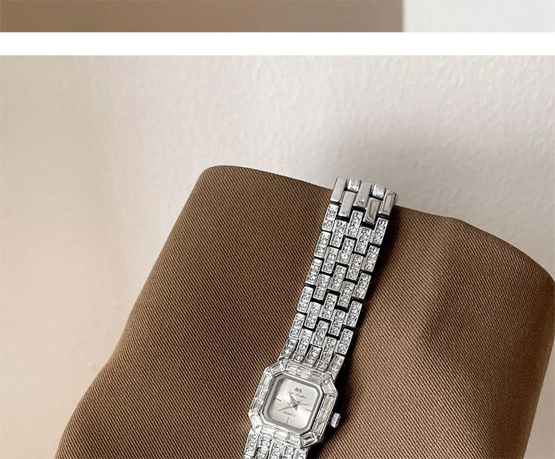 Square Quartz Wristwatch for Women