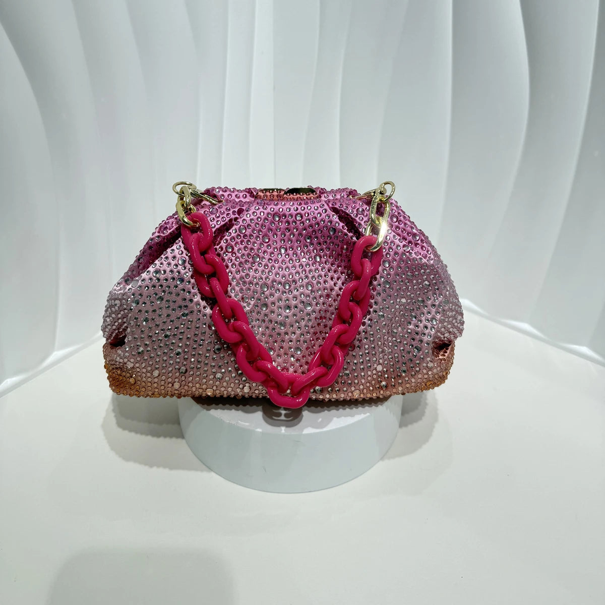 Sparkling Rhinestone Evening Clutch Shoulder Bag for Women