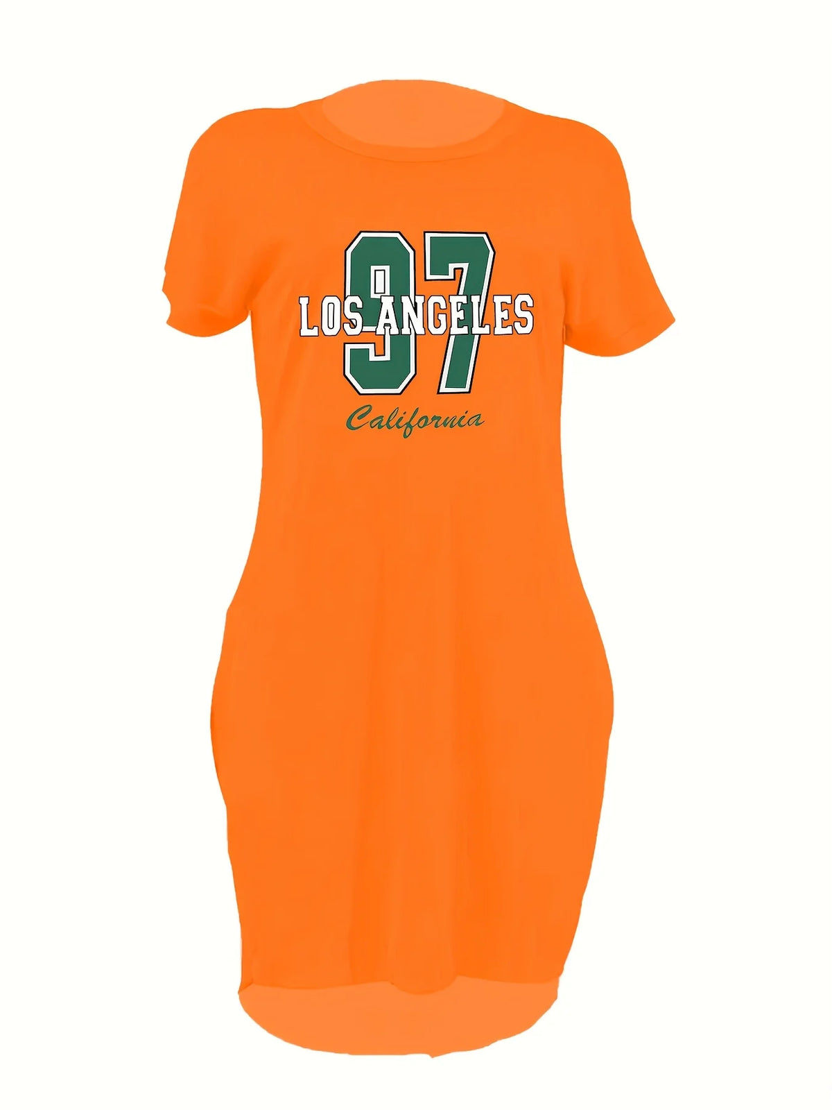 Los Angeles Graphic T-Shirt Dress