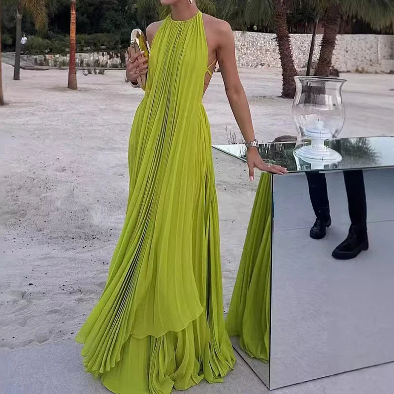 Elegant Off Shoulder Floor Length Evening Dress for Women