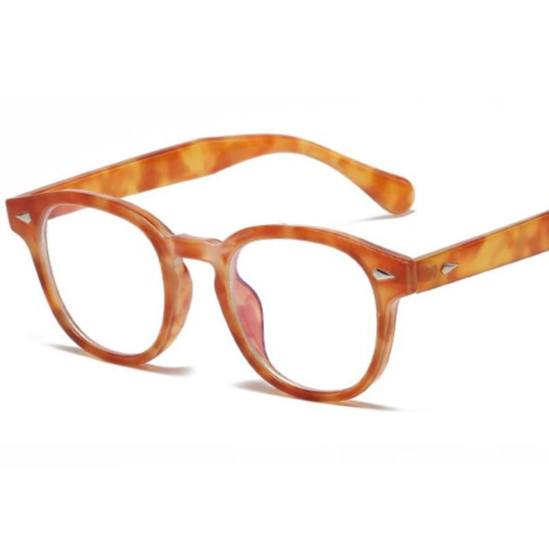 Ultralight Retro Round Frame Reading Glasses for Women