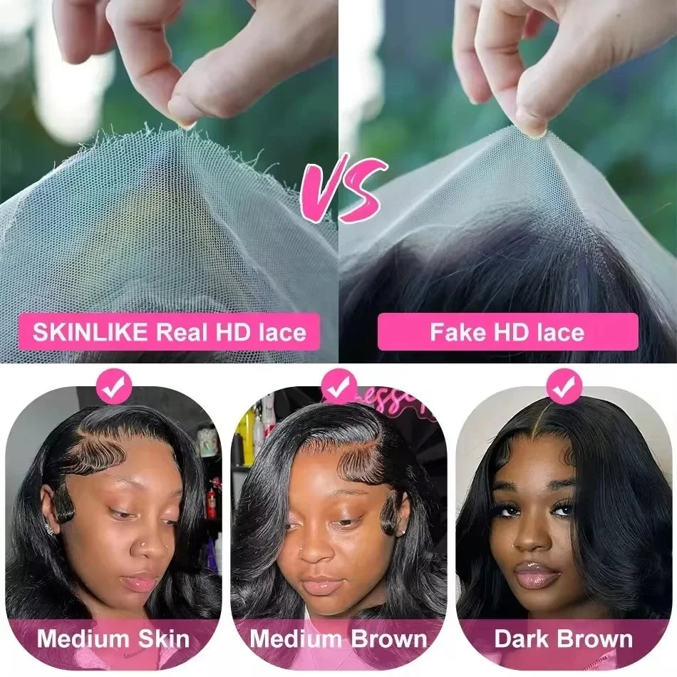 Ombre 1b/4 Colored Glueless Wig Ready To Go 13x6 HD Lace Frontal Wig 13x4 HD Lace Front Human Hair Wigs 5x5 HD Lace Closure Wig