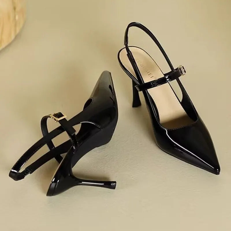 Pointed Toe Stiletto Sandals