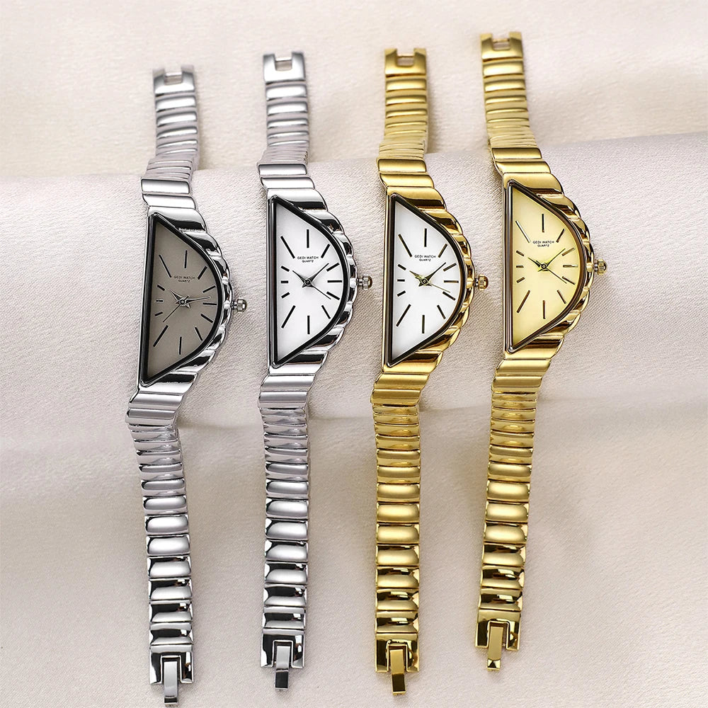 Vintage Irregular Case Quartz Watch