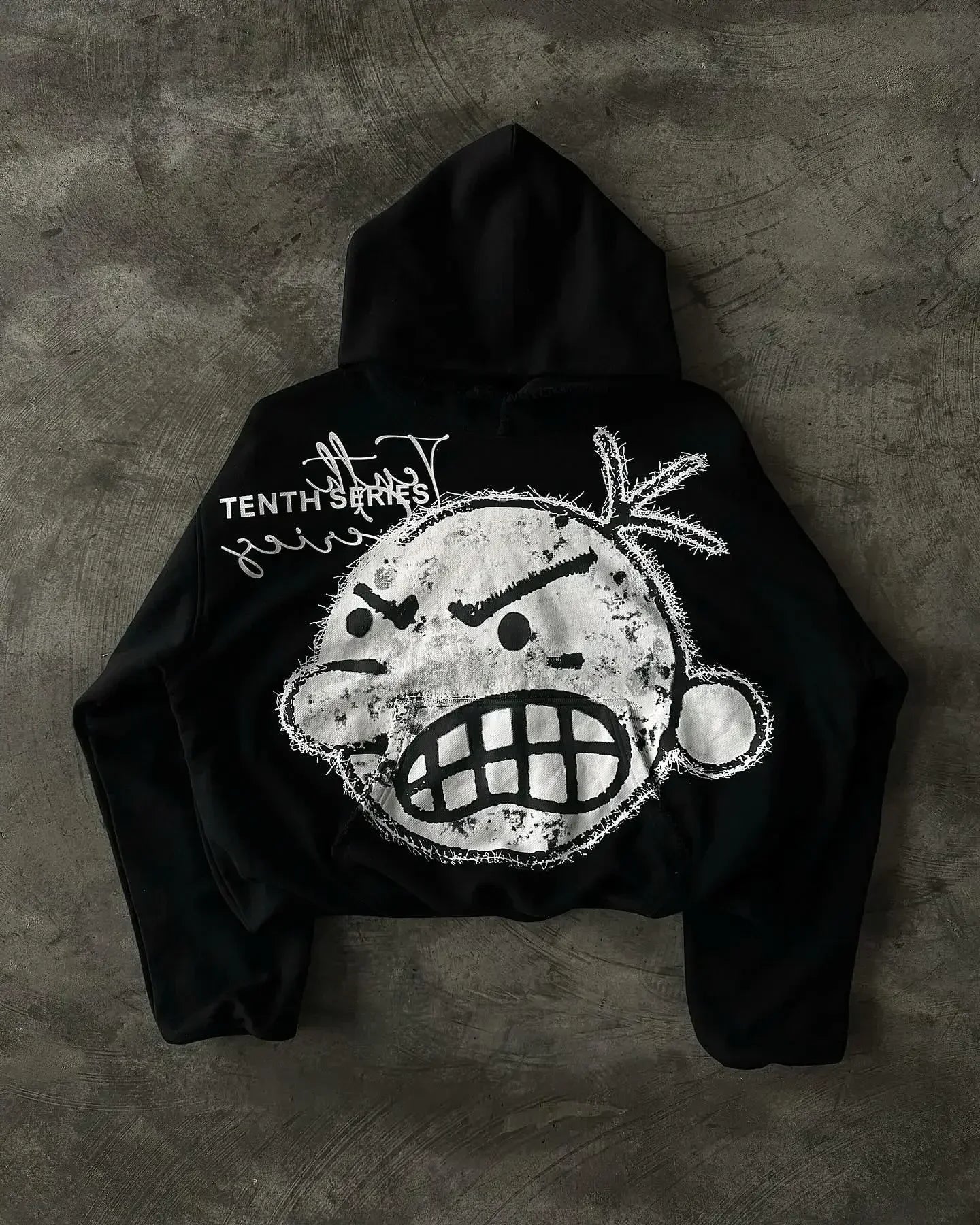 Harajuku Punk Camouflage Zip Hoodie