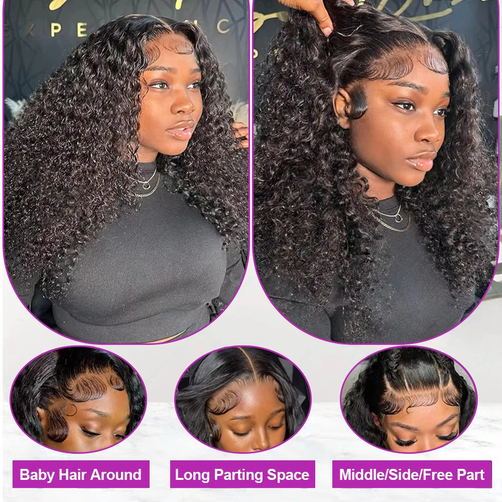 Deep Wave Bob Wig (10–16 Inch Options)