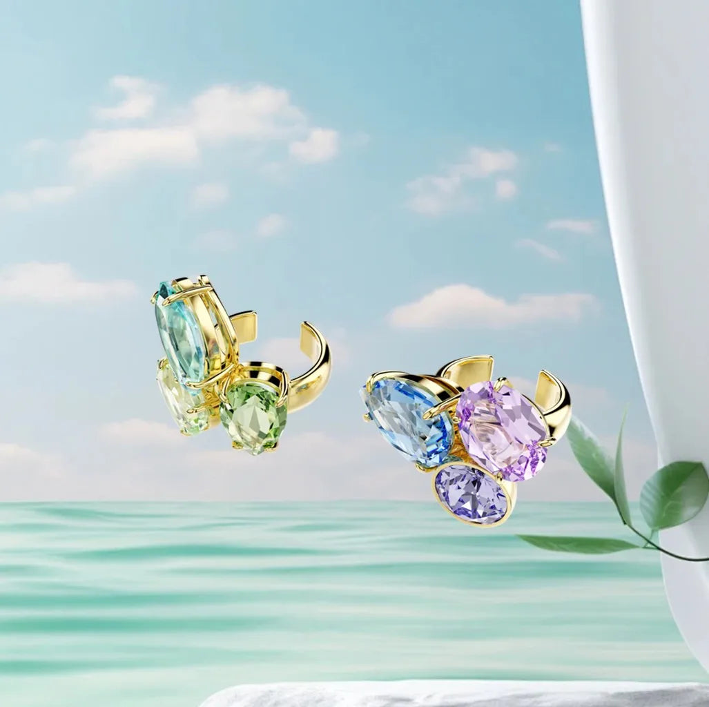 Mixed Cut Crystal Jewelry Set