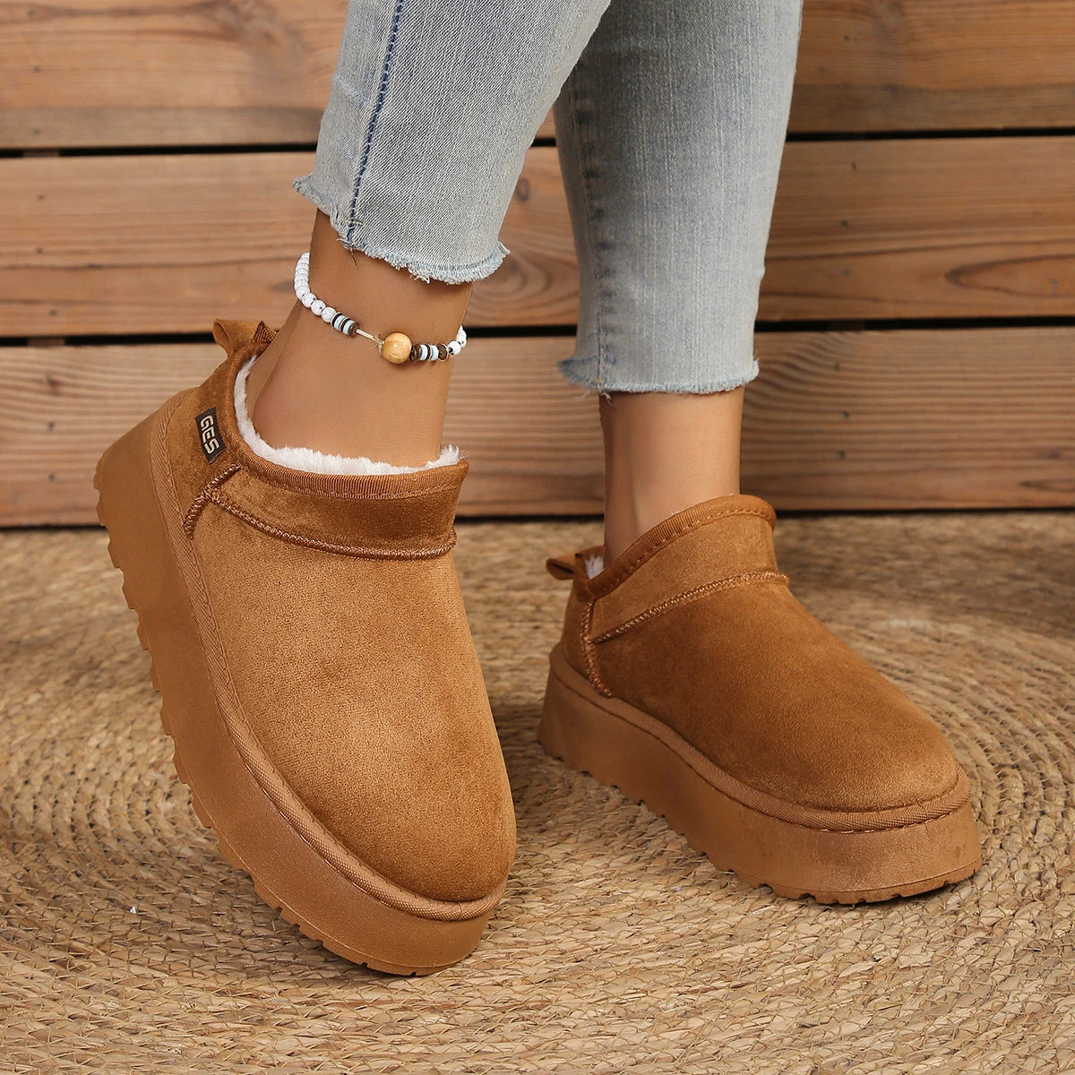 Butterfly Knot Snow Boots