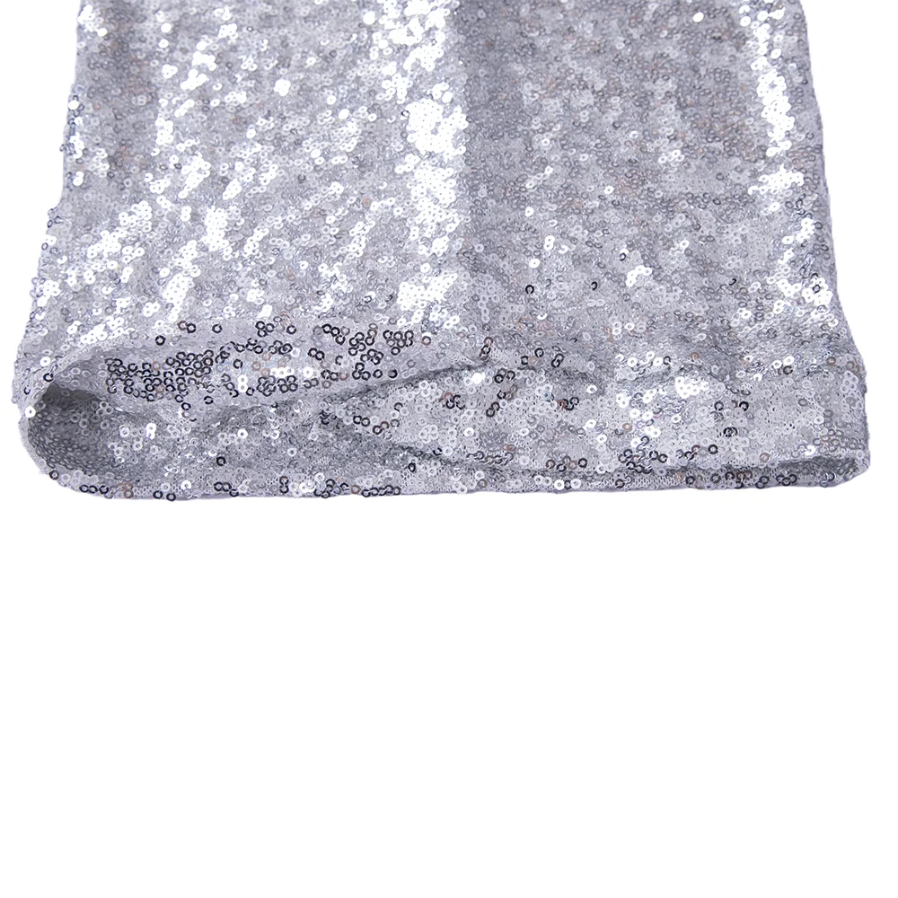 Gleaming Sequined African Print Head Wrap for Women