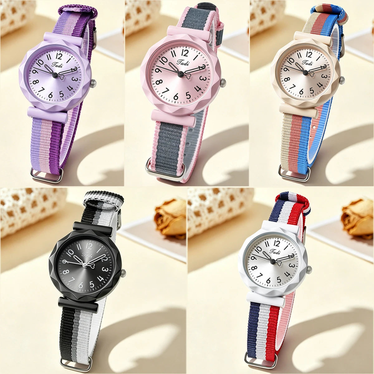 Minimalist Woven Strap Women's Watch