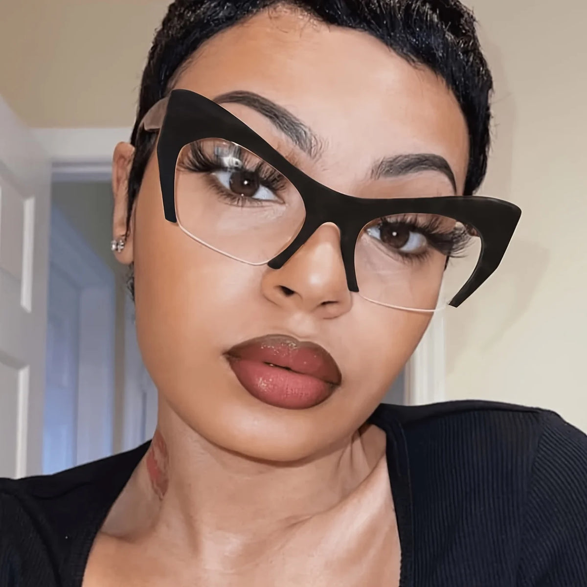 Retro Cat Eye Large Frame Reading Glasses for Women