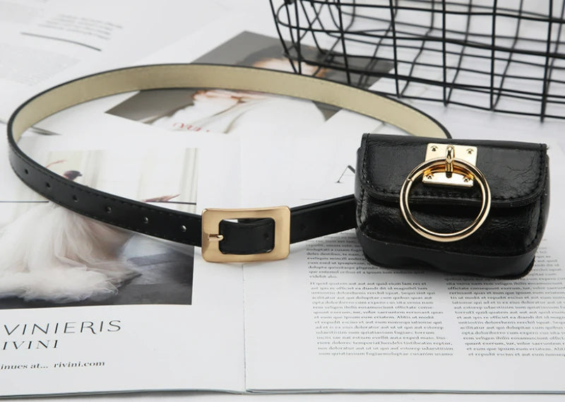 Minimalist Geometric Buckle Casual Belt for Women