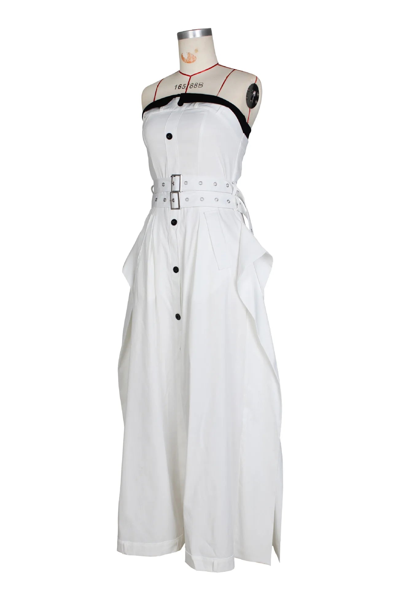 FAGADOER Autumn New Fashion Bodycon Dresses for Women Single Breasted Sleeveless Backless Dress Female Streetwear Vestidos 2025
