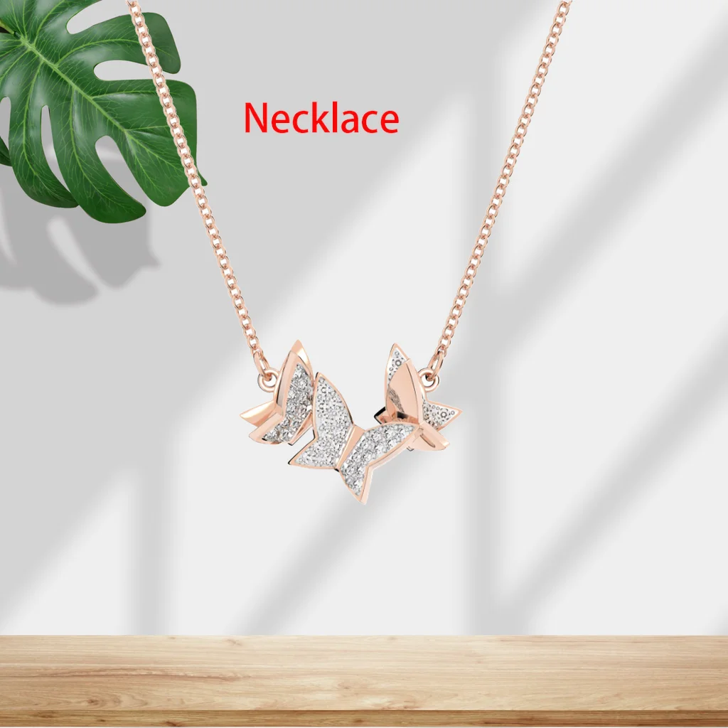 Crystal Necklace And Earring Set