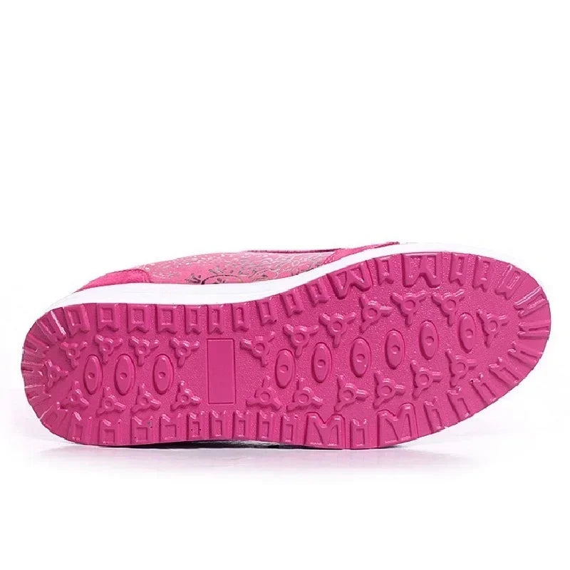 Breathable Wedge Platform Walking Sneakers For Women