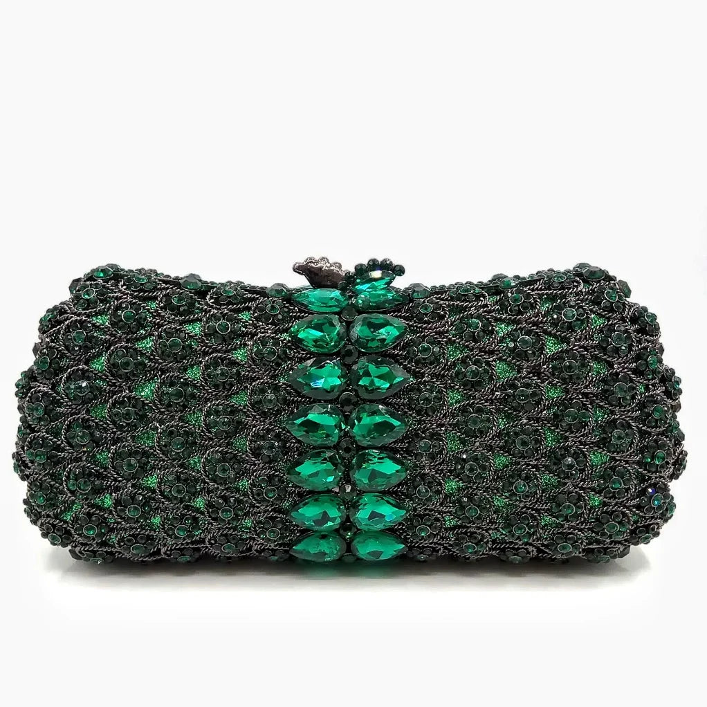 Hollow Rhinestone Evening Clutch Handbag for Women