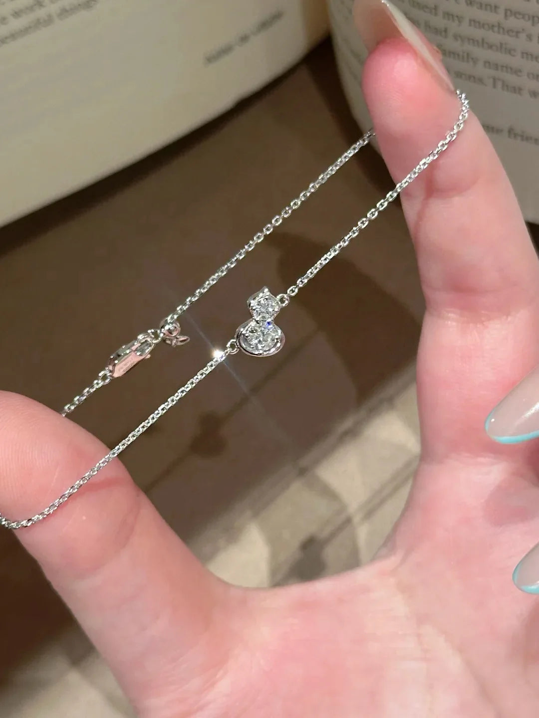 Geometric Cubic Zirconia Tennis Bracelet for Women