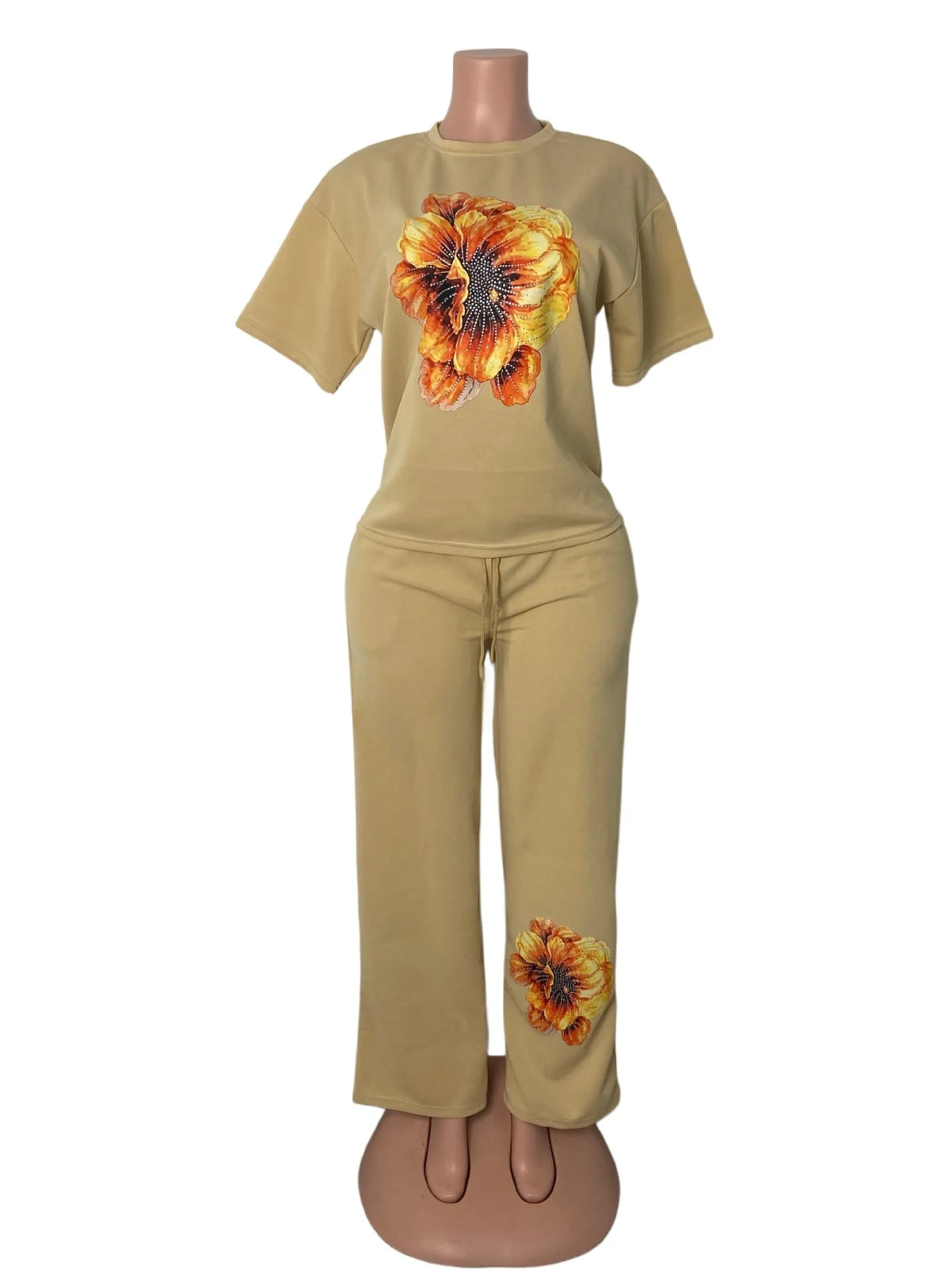 African Dashiki Two Piece Top and Pants Set for Women