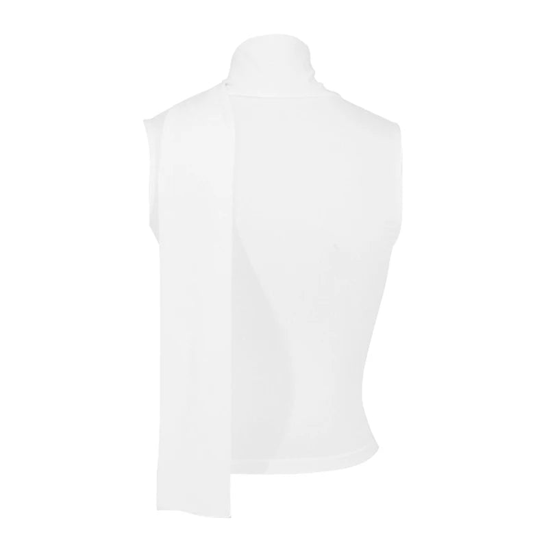 Solid Tank Summer New Women Sexy Sleeveless V-Neck Lady Top Fashion Bandage Streetwear Casual Slim Tank Elegant Knitted Clothing